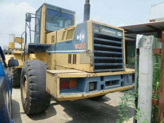 รถตักล้อยาง KOMATSU WA 350-1 พร้อมใช้ เอกสารแจ้งจำหน่าย