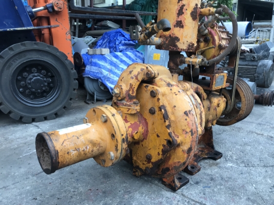 ขายหัวปั๊มน้ำหอยโข่งดับเพลิงเก่าญี่ปุ่น Yokota pump made in Japan ขนาดเข้า 4นิ้ว ออก 4นิ้ว มีระบบทดรอบกำลัง สภาพเดิมๆจอดนาน ตัวใหญ่ น้ำแรง