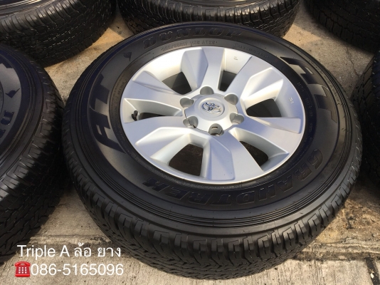 ล้อแม็ก Toyota Revo ขอบ17 พร้อมยาง Dunlop 265-65-17 ปลายปี 17 แม็กสวย ดอกเต็ม
