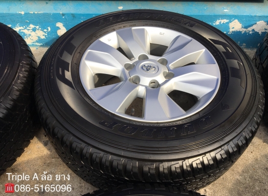 ล้อแม็ก Toyota Revo ขอบ17 พร้อมยาง Dunlop 265-65-17 ปลายปี 17 แม็กสวย ดอกเต็ม
