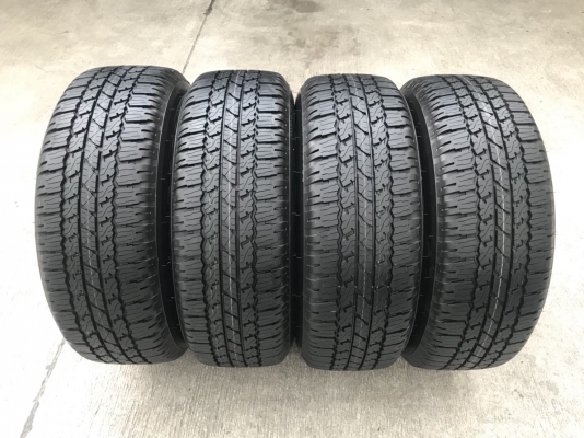 ล้อแม็กป้ายแดง Toyota Revo ขอบ17 พร้อมยางป้ายแดง 265-65-17 Bridgestone ปี 18 ตุ่มเด้ง เสันสีชัด