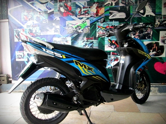 mio 125 i rr สีฟ้าดำ ลายใหม่ สภาพสวย 27900
