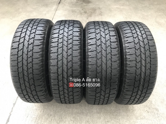ยางป้ายแดง Bridgestone 265-65-17 ปี 18 ตุ่มเด้งๆ เส้นสีชัด
