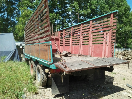 ขาย ISUZU หน้ายาว สองเพลา เครื่อง 175 แรง กระบะไม้