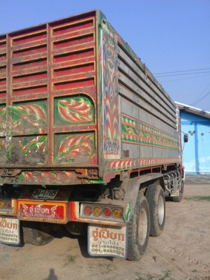 ขาย HINO 3H สองเพลาดั๊ม กระบะเนียม รถปี 38