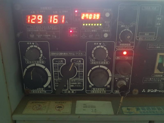 DLW200 x 2LS - เครื่องเชื่อม &amp; ปั่นไฟ Denyo 260A. 3000min นำเข้าจากญี่ปุ่น by OEK 098-5625920