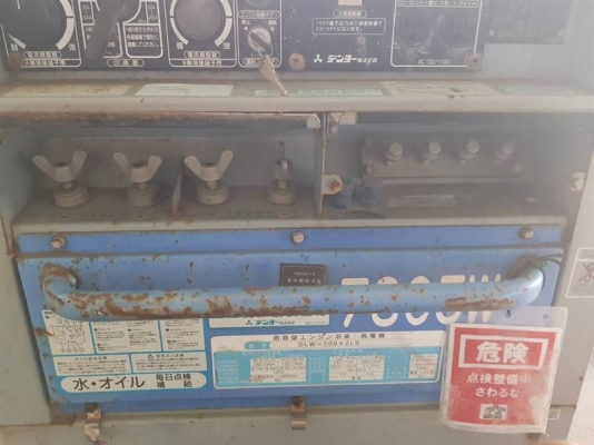 DLW200 x 2LS - เครื่องเชื่อม &amp; ปั่นไฟ Denyo 260A. 3000min นำเข้าจากญี่ปุ่น by OEK 098-5625920