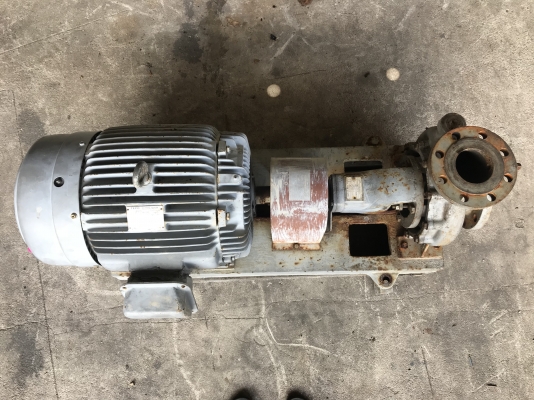 ขายปั๊มน้ำหอยโข่ง Teral ชนมอเตอร์ 30HP. 380V ขนาดเข้า 4นิ้ว ออก 3นิ้ว ใบพัดทองเหลือง รุ่นใบพัดใหญ่ส่งน้ำไกล สภาพสวย หมุนนิ่ม พร้อมใช้งาน