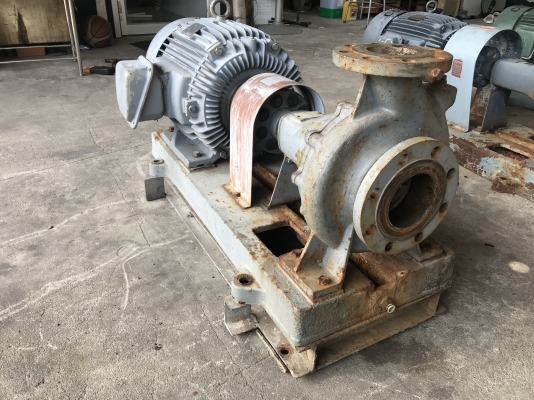 ขายปั๊มน้ำหอยโข่ง Teral ชนมอเตอร์ 30HP. 380V ขนาดเข้า 4นิ้ว ออก 3นิ้ว ใบพัดทองเหลือง รุ่นใบพัดใหญ่ส่งน้ำไกล สภาพสวย หมุนนิ่ม พร้อมใช้งาน