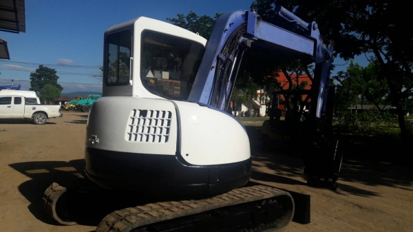 FROM JAPANรถขุดMITSUBISHI-MM55SR-เครื่องยนต์MITSUBISHI-K4N,4 สูบ/ปั๊มนิ้ว/มีเก๋ง/พร้อมใช้งาน