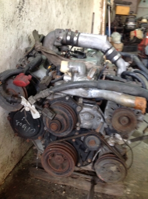 ขาย !!! เครื่องนิสสัน TD 27 เทอร์โบ ของแท้พร้อมเกียร์ออโต้ 4 W.D.