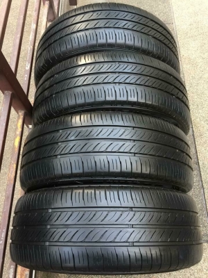 ยาง Dunlop 205 55 16 ปี17 ดอกเต็ม ไม่มีปะ เนื้อนิ่มๆ ใช้ยาว ราคาไม่แพง