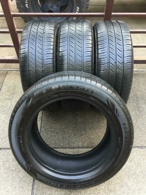 ยาง Dunlop 205 55 16 ปี17 ดอกเต็ม ไม่มีปะ เนื้อนิ่มๆ ใช้ยาว ราคาไม่แพง