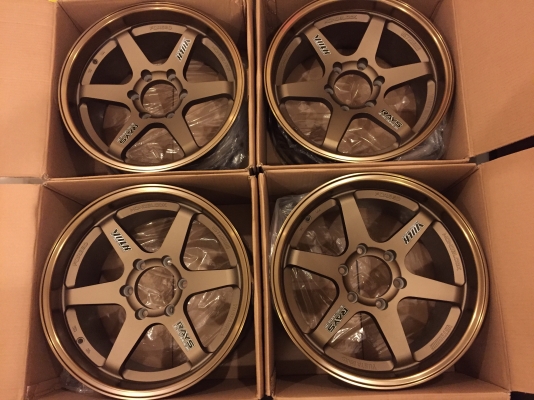 ล้อแม็ก TE37 ขอบ18 ขนาด 5 รู และ 6 รู หน้า 9.5-10.5 ของใหม่แกะกล่องครบชุด 4 วง 8999