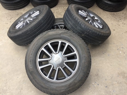 ล้อแม็ก D Max X Series ปี 16 ติดยาง GOODYEAR 215-70-16 ปี 16 ขนาด 6 รู ขอบ 16 ครบชุด 4 วง 5000 สภาพสวยๆไม่มีดุ้งไม่มีคตไม่มีซ่อมใช้งานใด้อีกยาว ล้อแม็ก D Max X Series ปี 16 ติดยาง GOODYEAR 215-70-16 ปี 16 ขนาด 6 รู ขอบ 16 ครบชุด 4 วง 5000 สภาพสวยๆไม่มีดุ้งไม่มีคตไม่มีซ่อมใช้งานใด้อีกยาว