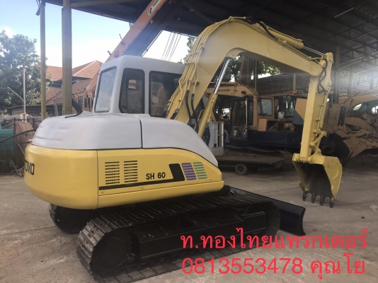 Sumitomo SH60-2 เก่าญี่ปุ่น เครื่องปั๊มดี เอวดี มีผานหน้าดัน เก็บสีแล้ว ครบๆ สวยแน่น ราคาสวยๆ สนใจติดต่อ0813553478 คุณโย