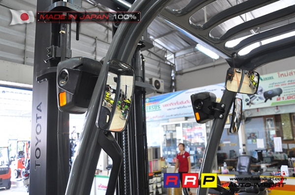 ขายรถโฟล์คลิฟท์มือสอง TOYOTA รุ่น 8FD25-18427 นำเข้าจากประเทศญี่ปุ่น 100\% ไม่เคยใช้งานในไทย