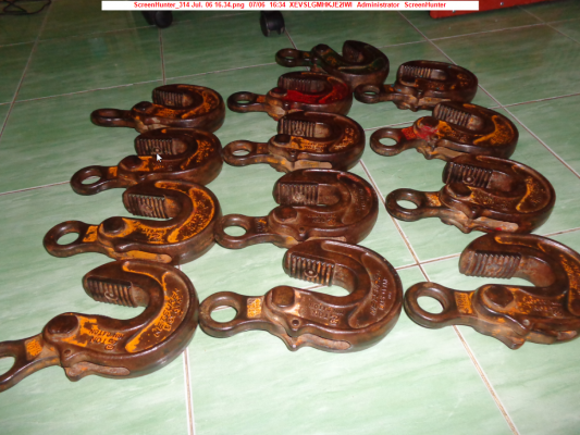 ขายตะขอยกของ NETSUREN CLAMP ขนาด 2ตัน made in japan