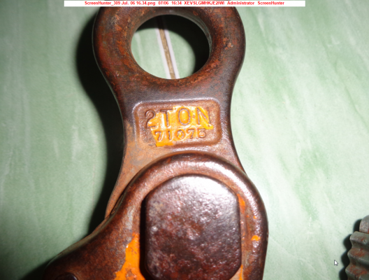 ขายตะขอยกของ NETSUREN CLAMP ขนาด 2ตัน made in japan