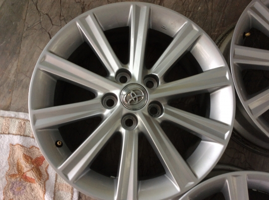 ล้อแมแท้TOYOTA CAMRY HYBRID ขอบ17 5รู114.3 เดิมๆไม่คดไม่ดุ้งสวยๆ