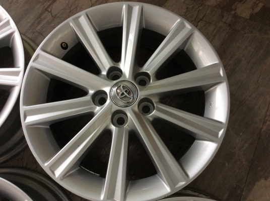 ล้อแมแท้TOYOTA CAMRY HYBRID ขอบ17 5รู114.3 เดิมๆไม่คดไม่ดุ้งสวยๆ
