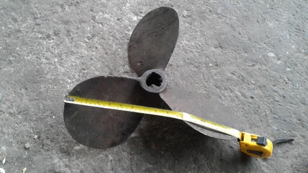 ใบพัดเรือทองเหลือง