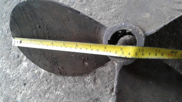 ใบพัดเรือทองเหลือง