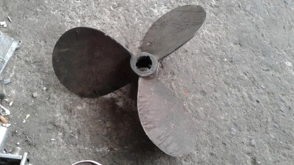 ใบพัดเรือทองเหลือง