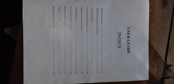 เครื่องแวคคั่มแพคกิ้ง ของใหม่ สีถลอกนิดหน่อยลูกค้าเคลมประกันมารมคา45,000 บาท