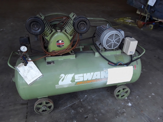 ขาย 2.8 หมื่น ปั๊มลม SWAN 3 HP.ขนาดถัง 240 ลิตร 9 bar ปี 2013/10 สภาพใหม่ พร้อมใช้งาน สนใจติดต่อคุณ ANUVONG 083-9752712 ........................................................ ห้างหุ้นส่วนจำกัด อนุวงค์ เอ็นจิเนียริ่ง ANUVONG ENGINEERING LTD.,PART.  สำนัก