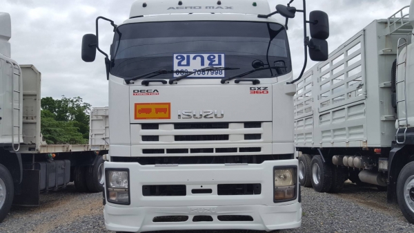 ขาย หัวลาก ISUZU 360 แรงม้า ปี 56 สภาพสวยพร้อมใช้งาน พร้อมหางพื้นเรียบสามมิตรสามเพลา ปี 57 เอกสารพร้อมโอน สนใจติดต่อเราดำสุโขทัย โทร 089-7087998,081-7855503 เรายินดีให้บริการค่ะ