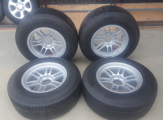 ล้อใหม่ขอบ17 Rpf1 6รู 139 กว้าง9.5 พร้อมยาง265/65/17  4 ล้อ