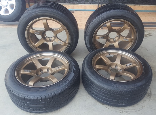 ล้อมือ2 ขอบ20 TE37 กว้าง10 พร้อมยาง 4 ล้อ