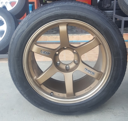 ล้อมือ2 ขอบ20 TE37 กว้าง10 พร้อมยาง 4 ล้อ