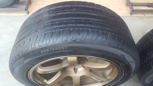 ล้อมือ2 ขอบ20 TE37 กว้าง10 พร้อมยาง 4 ล้อ