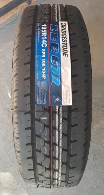 ยางใหม่195 R14 LEO677 Bridgestone 1/เส้น2400 บ