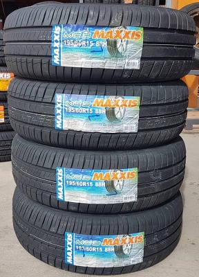 ยางใหม่195/60/15 ปี 18 MAXXIS ME3 4 เส้น5,200