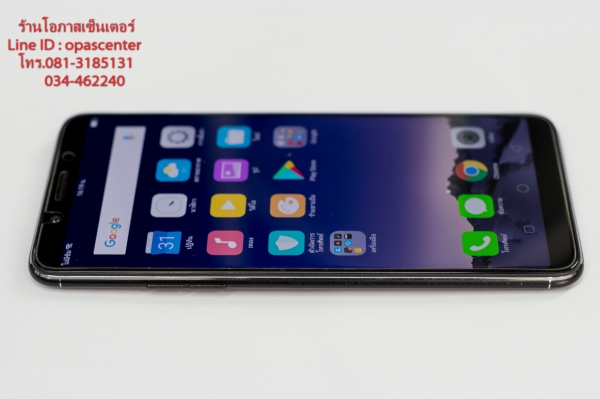 OPPO F5 (CPH1723) 4GB สภาพใหม่ ยกกล่อง ประกันศูนย์ถึง 20/01/2019 ส่งฟรี