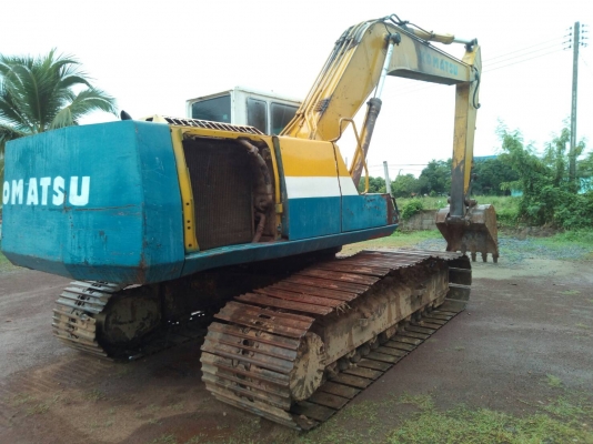 ขายรถแบคโฮ KOMATSU PC200-5 คอนโทนสั้น ไฟฟ้าเต็มเอกสารทะเบียน