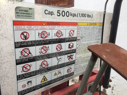 รถยก Bishamon 500 Kg.