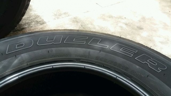 ยาง Bridgestone Dueler 245 70 16 ปี 17