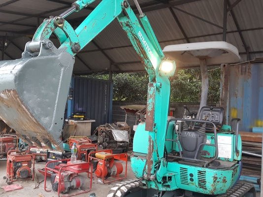 รถแบคโฮ SUMITOMO SH20 รถเก่านอกนำเข้า ยังไม่เคยใช้งานในไทย เทียบเท่า KOMATSU MR-8 คอนโทลสั้น ปั๊มนิ้ว ไฟฟ้าครบ เครื่องดี ปั๊มดี สภาพพร้อมใช้งาน มีเอกสารใบอินวอยซ์ มี VDO การทำงานให้ชม