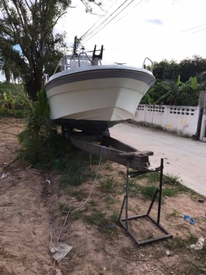 ขายเรือไฟเบอร์ fx24พร้อมเครื่อง115เเรงซูกิ