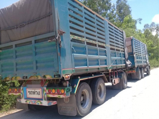 ขาย Hino วีคเตอร์ FM1A 344 ปี59 ดั้มเหล็กคอกเกษตรพ่วงแม่ลูก