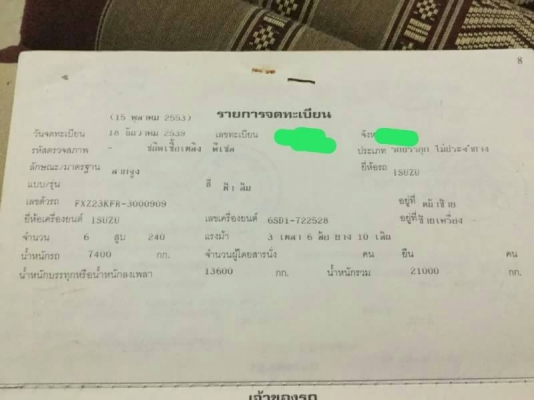 ขายรถบรรทุก 10 ล้อหัวลาก ISUZU ROCKY 240 แรงม้า ราคา 500000 ขายรถบรรทุก 10 ล้อหัวลาก ISUZU ROCKY 240 แรงม้า ราคา 500000