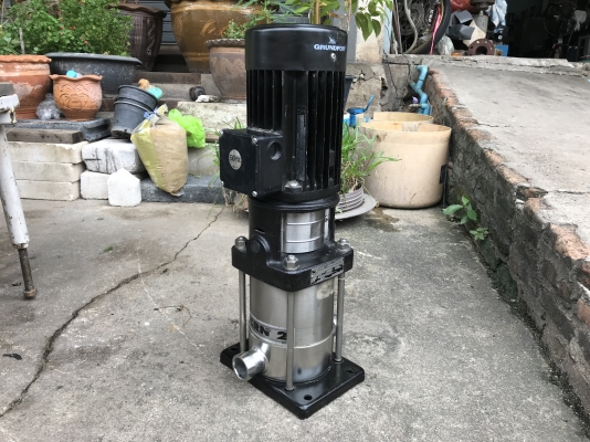 ขายปั๊มน้ำแรงดันสูงแบบตั้ง Groundfos 1HP. 380V CRN2 made in France สภาพสวยมาก วิ่งนิ่ม พร้อมใช้งาน ขายปั๊มน้ำแรงดันสูงแบบตั้ง Groundfos 1HP. 380V CRN2 made in France สภาพสวยมาก วิ่งนิ่ม พร้อมใช้งาน