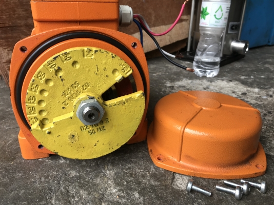 ขายมอเตอร์สั่น-เขย่า Itavibras made in Italy ขนาด 1/3HP. 380V สภาพสวยหมุนนิ่ม สั่นแรง พร้อมใช้งาน