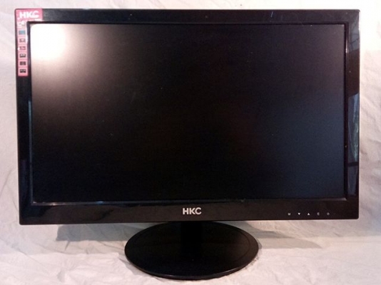 จอคอม LED HKC 18.5นิ้ว อุปกรณ์ครบ แถมสาย เปลี่ยนคอมเป็นทีวี