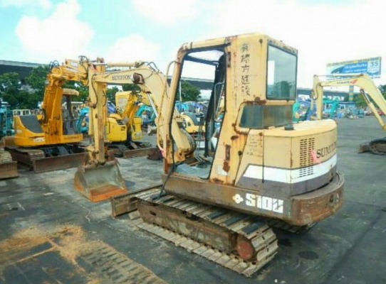 รถแบคโฮ SUMITOMO S100 รถเก่านอกพึ่งนำเข้า ไม่เคยใช้งานในไทย ชม.การทำงาน 3000+ ชม. คอนโทลสั้น ปั๊มนิ้วUCHIDA เครื่องดี สภาพพร้อมใช้งาน มีเอกสารใบอินวอยซ์ มี VDO การทำงานให้ชม