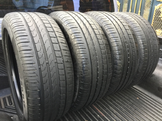 ยาง Pirelli 225 50 17 ปี17 ดอกเต็ม ไม่มีปะ ใช้ยาว ราคาไม่แพง